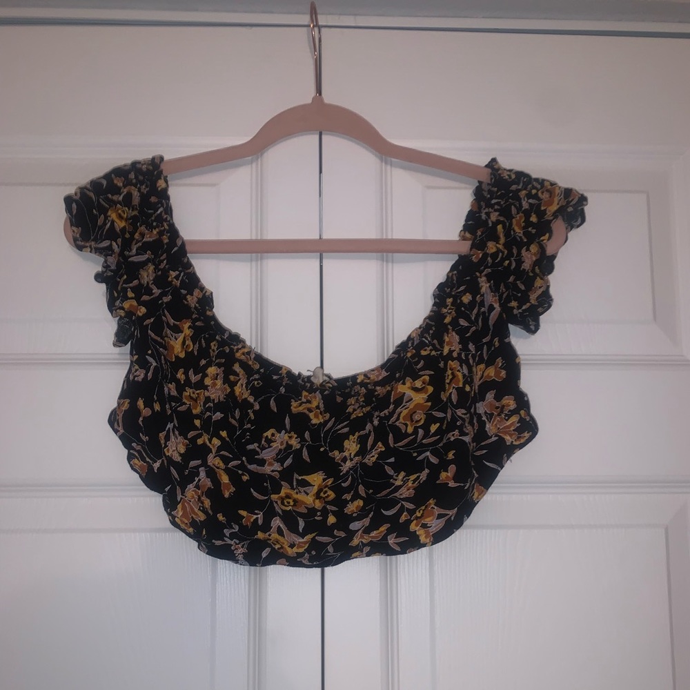 Sky and Sparrow off the Shoulder Top